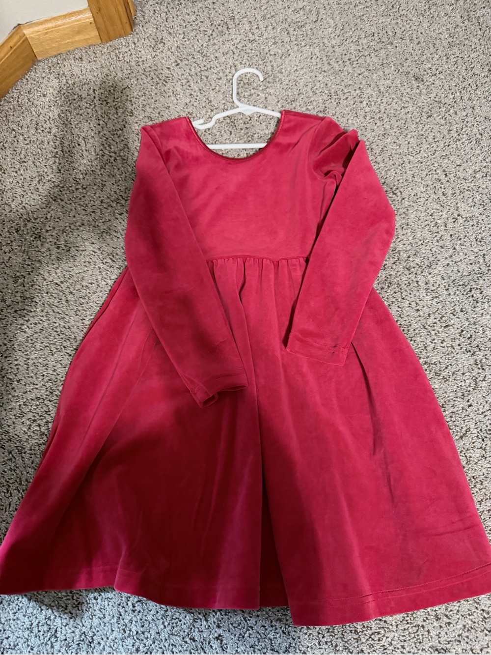 hanna  anderson Red Velvet Dress